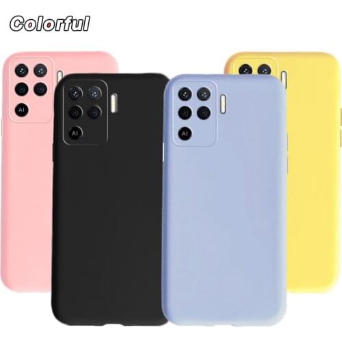 Cute Candy Case For Oppo A94 Case Soft Silicone Fundas For Oppo A94 5G CPH2211 Case OppoA94 CPH2203 Back Cover Shockproof Bumper