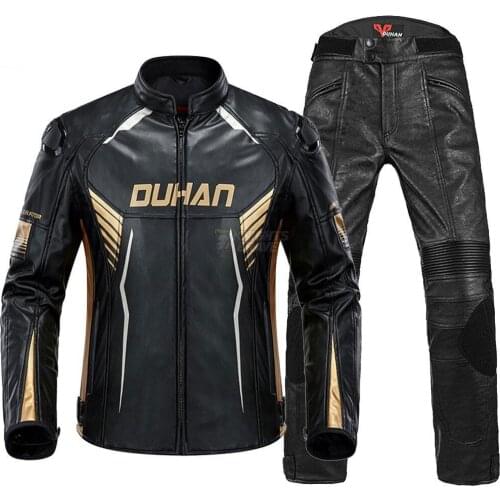 Motorcycle Jacket Leather Motocross Jacket Chaqueta Moto Moto Racing Riding Jacket Waterproof Protective Gear Jaqueta Motoqueiro