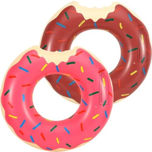 Inflatable Swimming Ring Donut Pool Float for Adult Kids Swimming Mattress Circle Rubber Ring Swimming Pool Toys Seat