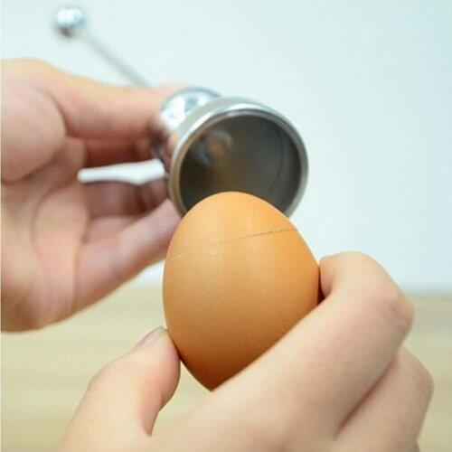 Stainless Steel Egg Opener Egg Snipper Topper Cutter Opener Raw Egg Cracker Separator Egg Divider Shell Top Cutter Kitchen Tools