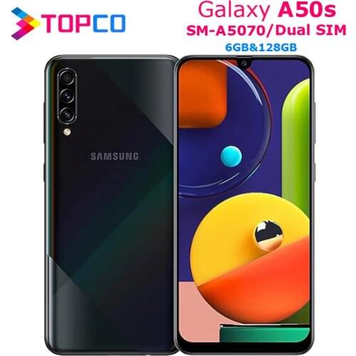 Samsung Galaxy A50s A5070 Original Mobile Phone Dual Sim Octa Core 6.4" Triple Camera 6GB RAM 128GB ROM NFC 4000mAh