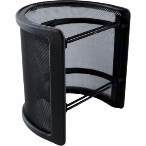 Three Layers Microphone Filter, Professional Mesh Microphone Filters Windshield Cover, Mic for Recording