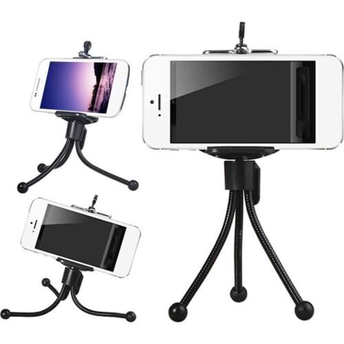 Universal Plastic Mini Desktop Mobile Phone Holder Stand Octopus Tripod For Selfie Live Video Meeting Accessories