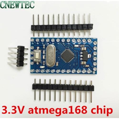1pcs pro mini atmega168 Pro Mini 168 Mini ATMEGA168 3.3V/8MHz for Arduino