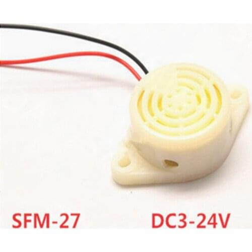 100pcs SFM-27 Electronic Buzzer DC3-24V Continuous sound