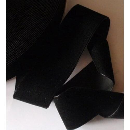 25Yards Black 1-1/2" Wide Velvet Ribbon,Free Shipping