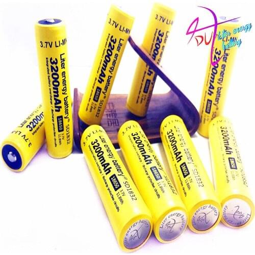 3PCS New Original 18650 3.7 v 3200 mah Lithium Rechargeable Battery NCR18650B For Flashlight/Laptop batteries