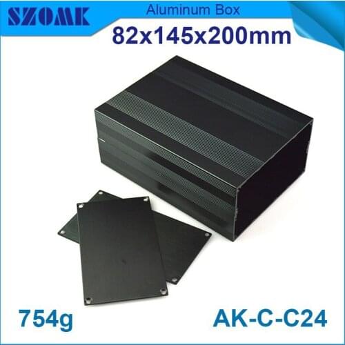 4 pcs/lot aluminum project enclosure aluminium box diy which git PCB size 76x140mm used to Audio components