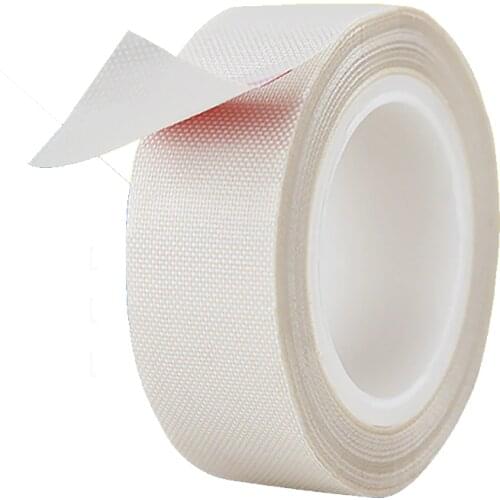 White Temperature Tape Resistant High Temperature Adhesive Cloth Insulation 300 Degree Vacuum Sealing Machine 10 meter*0.13mm