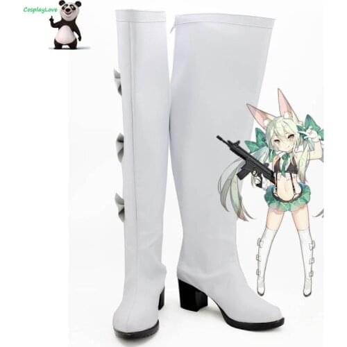 Girls Frontline ART556 White Cosplay Shoes Boots Custom Made For Hallowee Christmas CosplayLove
