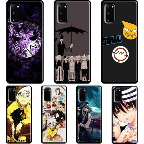 Anime Soul Eater Case For Samsung Galaxy S8 S9 S10 Plus S20 FE S21 Ultra Note 20 Note 10 Plus Soft Cover