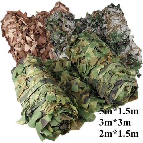 Woodland Camo Netting Camouflage Net for Camping Military Hunting Shooting Sunscreen Nets Shade Sails