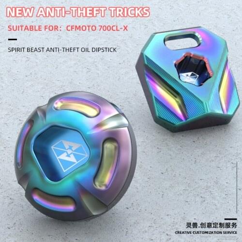 Spirit Beast Retro Motorcycle Crankcase Cap Engine Oil Cap Bolt Screw Filler Cover Engine Oil Plug For CFMOTO 700CL-X 700 CLX