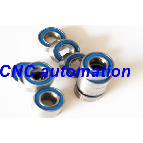 1PC MR63 MR74 MR84 MR104 MR105 3x6x2.5 4x7x2.5 4x8x3 4x10x4 5x10x4MM Miniature Rubber Seal Bearing