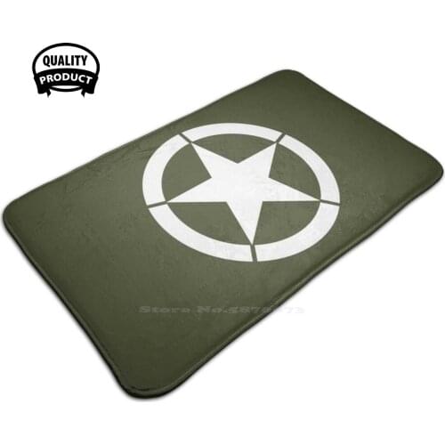 U.S. Army Star Soft Foot Pad Room Goods Rug Carpet Veterans Hellcat Armored Tank Sherman Ii 2 Armor Heavy Destroyer Ww Military