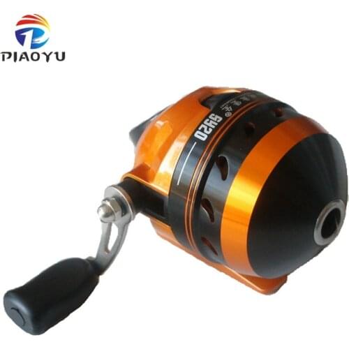 New Fish Shooting Wheel SY20 for Slingshot High Quality Fishing Reel Metal Front Cover Alloy Gear Closed Wheel Speed Ratio 3.0:1