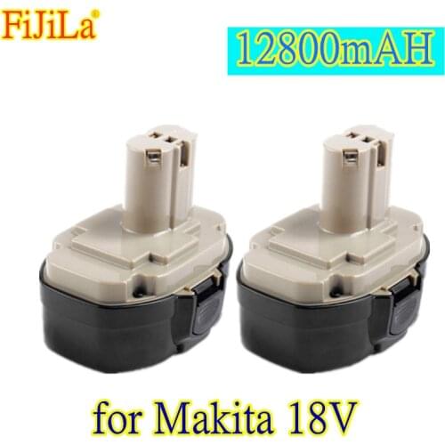 New 18V 12800mAh Ni-MH Replacement Battery for Makita 1822 1823 1834 1835 192827-3 192829-9 193159-1 193140-2 193102