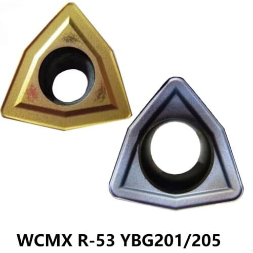 Original Inserts WCMX WCMX030208 WCMX040208 WCMX050308 R-53 WCMX06T308R-53 WCMX080412R-53 YBG201 YBG205 Lathe Tools Cutter