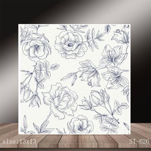 AZSG Blooming flower Clear Stamps/Seals For scrapbooking DIY Card Making/Album Silicone Decoration crafts