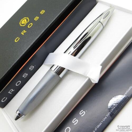 Cross Bright Chrome Palm Ballpoint Pen | Cross Pen | İsme Special Pen