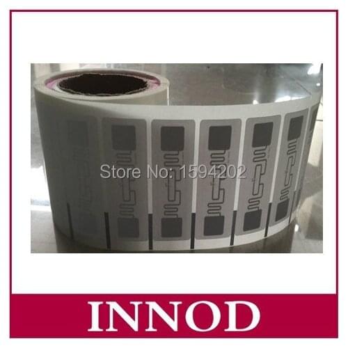 Uhf rfid label stickers with alien 9662 wet inlay / passive gen2 uhf epc long range alien 9662 inlay antenna label 3'' x 1