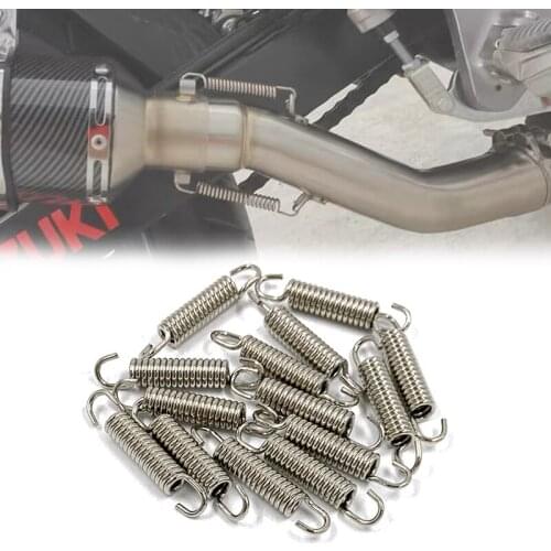 20 Pieces of Universal Exhaust Springs for Motorbike Motocross Sport Dirt Bike ATV Scooters Exhaust Mid Pipe Connection Spring