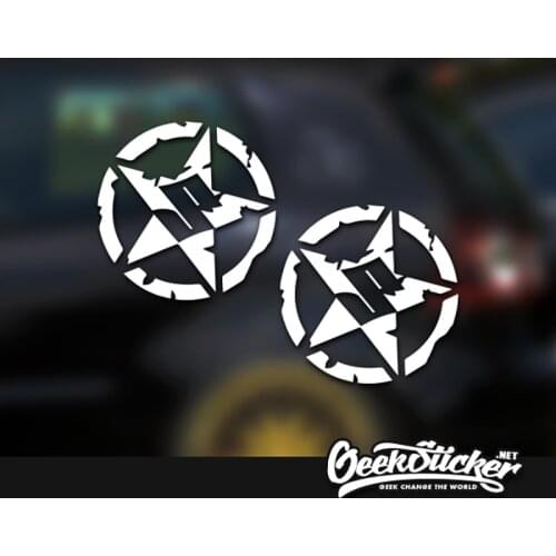 Waterproof Five-Pointed Star Body Car Styling Reflective Vinyl Sticker Refitting Exterior Decals for SUZUKI JIMNY Swift etc