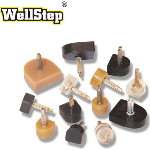 WELLSTEP 10 Pairs High Heel Tips Pin for Lady Women Shoe Repair Care Anti Slip Dowel Lift Replacement Heel Stopper Protect Taps