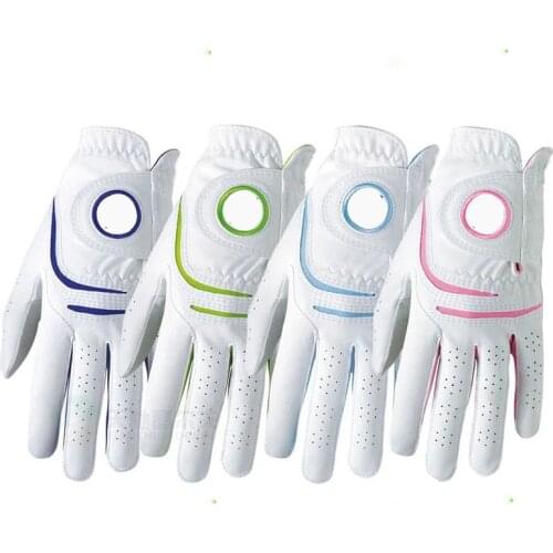 GOLF Gloves Women Lady PU Joint Sheepskin Left hand Right Hand Breathable Comfortable A Pair Pack
