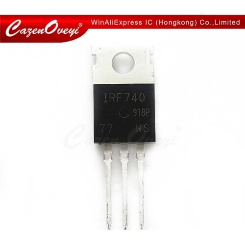 10pcs/lot IRF740 IRF740PBF TO-220 In Stock