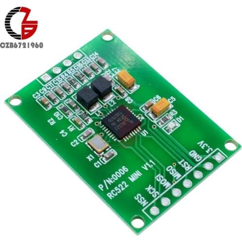 13.56MHz RFID Reader Writer Module SPI Interface IC Card RF Sensor RC522