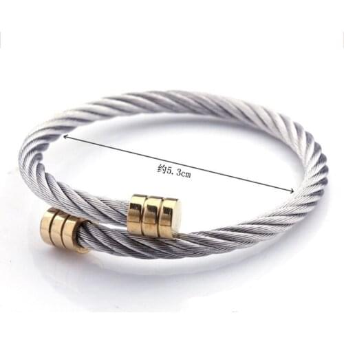 2020 bangles for womens stainless steel adjustable bangles gold gifts for woman accessories bangles for men Fashion Jewelery
