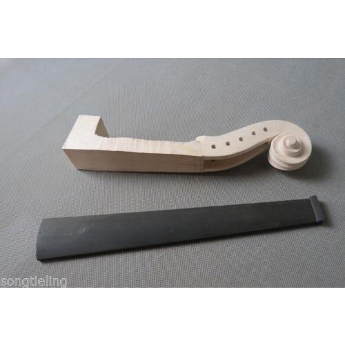 5strings violin neck and fingerboard,5 strings violin part #6398