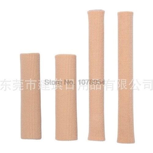 By dhl or ems 1000pcs toe set rib fabric gel tube sleeve cap for hammer toe finger separation protector foot care finger toe new