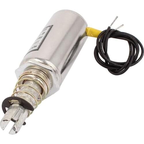 MQ8-Z12 DC 12V 24V Pull Type Linear Motion Tubular Solenoid Electromagnet 1Kg Force
