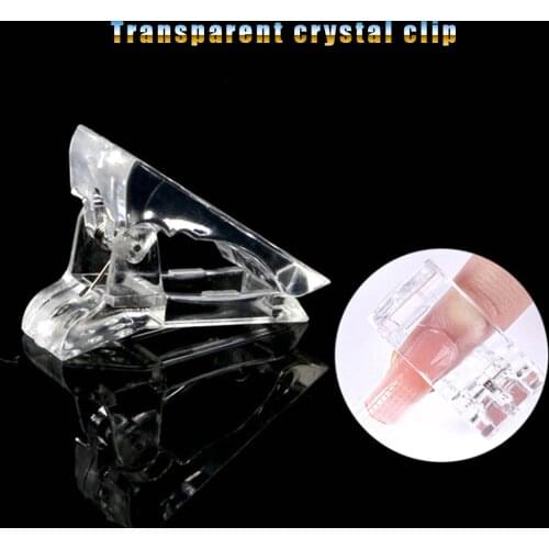 10/5/1Pcs Nail Clip Acrylic Nail Plastic Finger Polish Extension Tips Quick Building Mold UV Gel DIY Manicure Art Builder Too