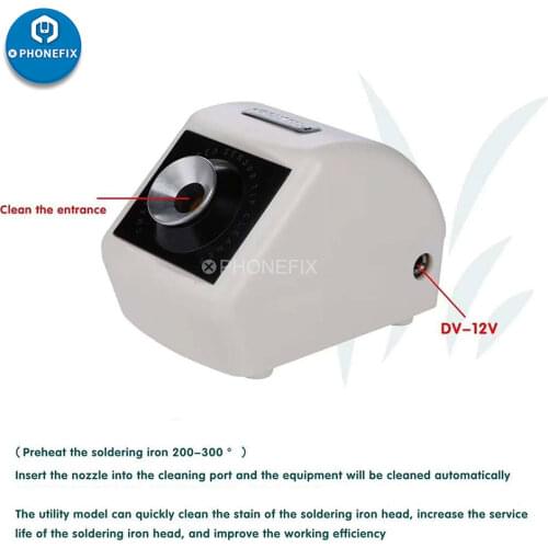 YIHUA 200Q Infrared induction intelligent soldering iron nozzle Sleeve cleaner welding tips Cleaning Tool