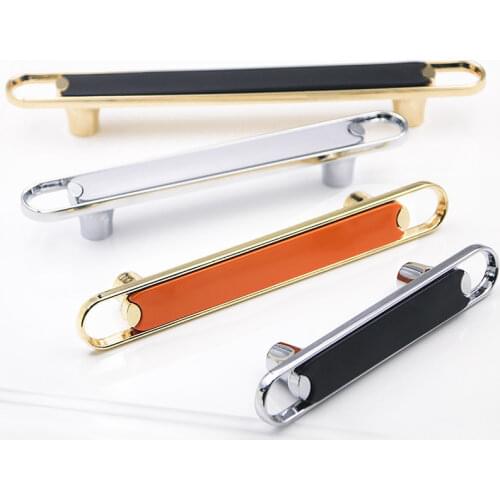 KK&FING European Fashion Zinc Alloy Kitchen Cabinet Door Handles High Quality Cupboard Door Pulls Drawer Knobs Furniture Handle