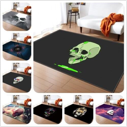 Terror Print Carpets For Living Room Bedroom Decor Carpet Baby Play Crawl Game Large Non-slip Area Floor Bathroom Mat/Rugs Rug