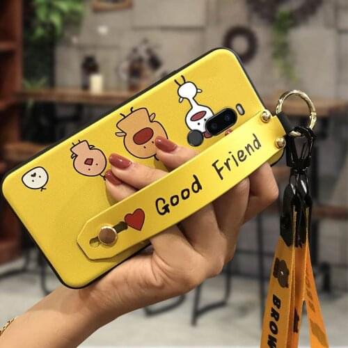 Cartoon Shockproof Phone Case For Meizu Note 8 Soft Case Dirt-resistant Soft Kickstand Cover