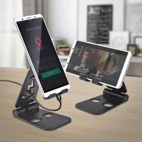 Desk Stand Mobile Car Phone Holder Smartphone Stand Holder Foldable Extend Universal Mobile Phone Holder Seat for Lazy
