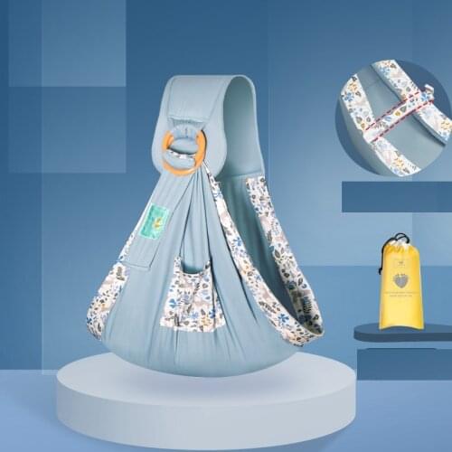 Baby Carrier Horizontal Carrying Newborn Backpack Wrap Adjustable Infants Wearing Sling Ergonomic Toddle Breastfeeding Holder