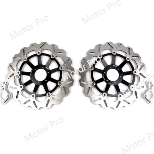 2PCS CNC Floating Discs Brake Rotors Oversize Disk For HONDA VTEC 400 99-15 2008 2009 2010 2011 2012 2013 2014 Accessories