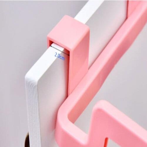 Portable Plastic Door Garbage Trash Bag Box Can Rack Hanging Holder Kitchen Tool