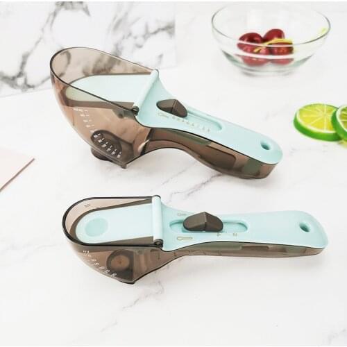 Adjustable Baking Measuring Spoon Scale Spoon Kitchen Utensils Powdered Sugar Measuring Spoon Measuring Spoon Seasoning Tool