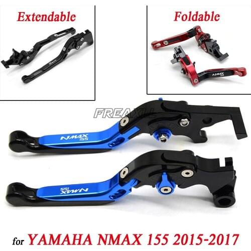 For Yamaha NMAX 155 2015 2016 2017 Motorbike Accessories Levers Motorcycle Brake Clutch Levers Foldable Extendable Adjustable