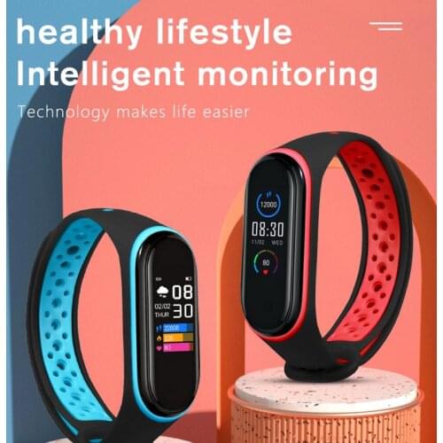 M6 Color Screen Smart Bracelet Heart Rate Meter Step Sleep Health Monitoring Exercise IP68 Waterproof Sport Smart watch