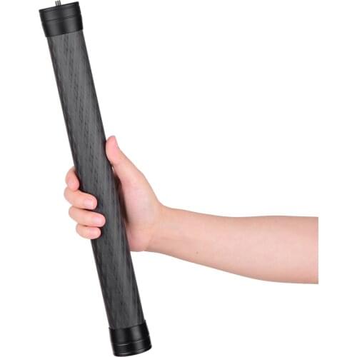 Stabilizer Extension Rod Carbon Fiber Bar Universal Handheld Photography Pole with 1/4 Inch Screw for Gimbal Stabilizer DSLR SLR