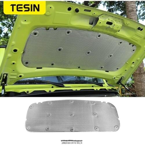 TESIN Sound Heat Insulation Cotton for Suzuki Jimny JB74 Car Hood Heat Insulation Pad for Suzuki Jimny 2019 2020 Accessories