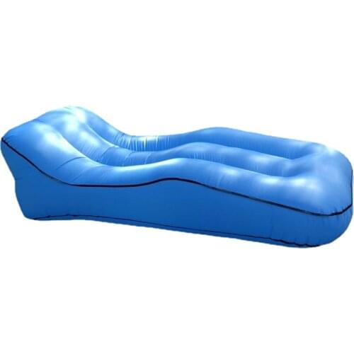 Single Layer Nylon Inflatable Sofa Outdoor Camping Inflatable Bed Fast Inflatable Sofa Camping Bed Cama De Camping